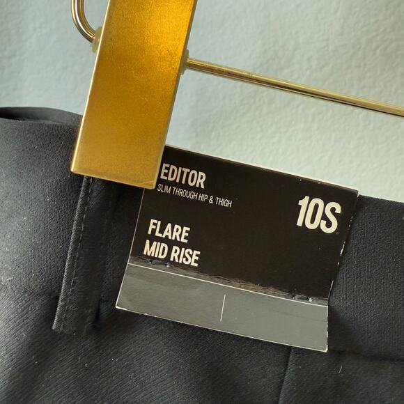 NWT Express Editor High Waisted Flare Trouser 10 Short - Picture 3 of 10